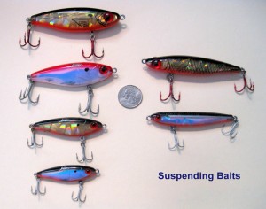 suspending baits